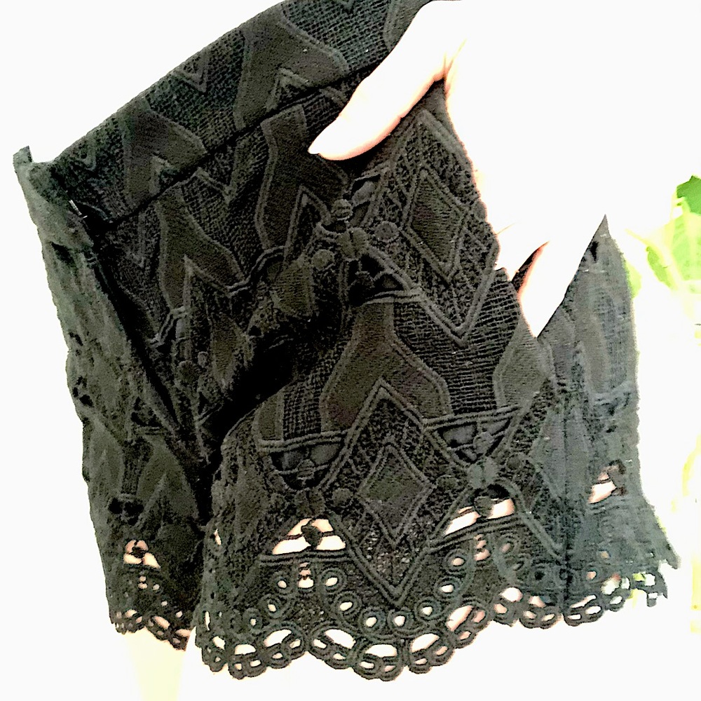 Maje Woven Eyelet Shorts